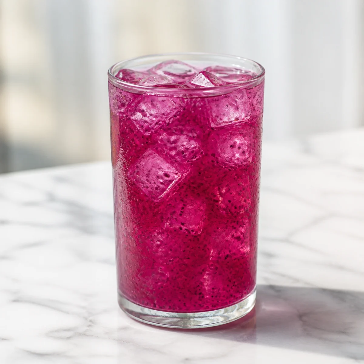 Chia seed blueberry lemonade